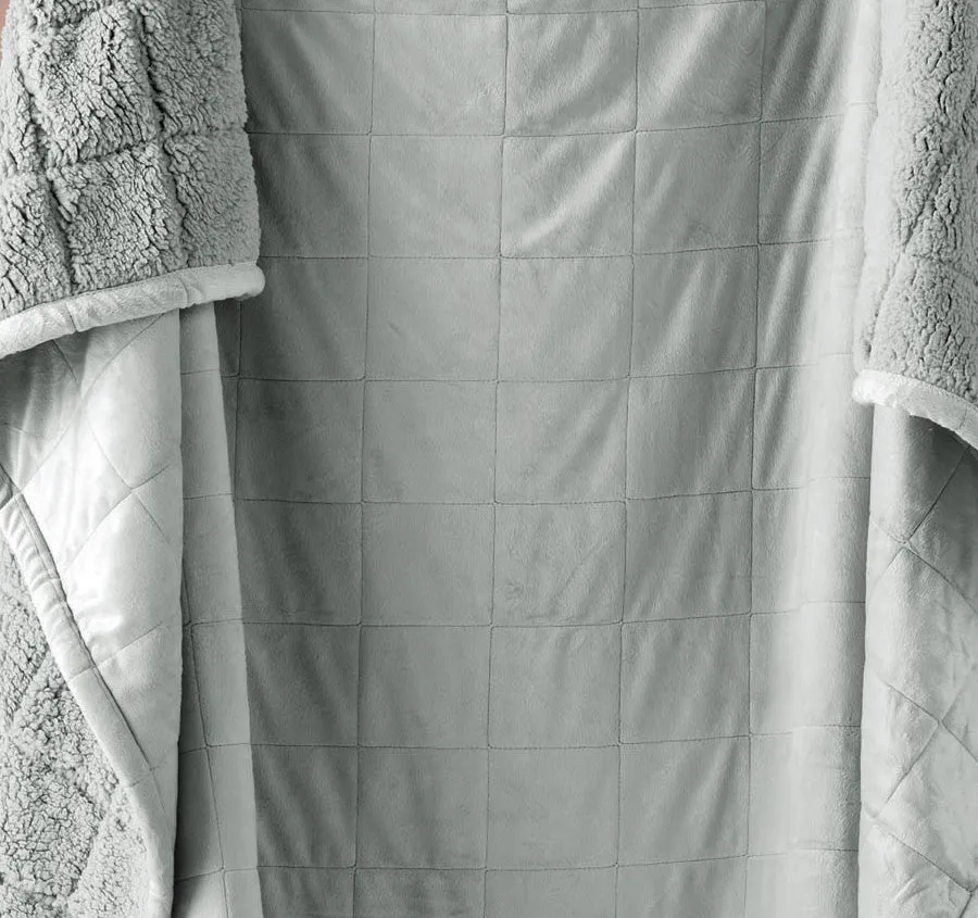 Bray 150x200cm Throw Rug Silver