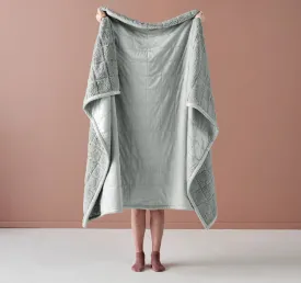 Bray 150x200cm Throw Rug Silver