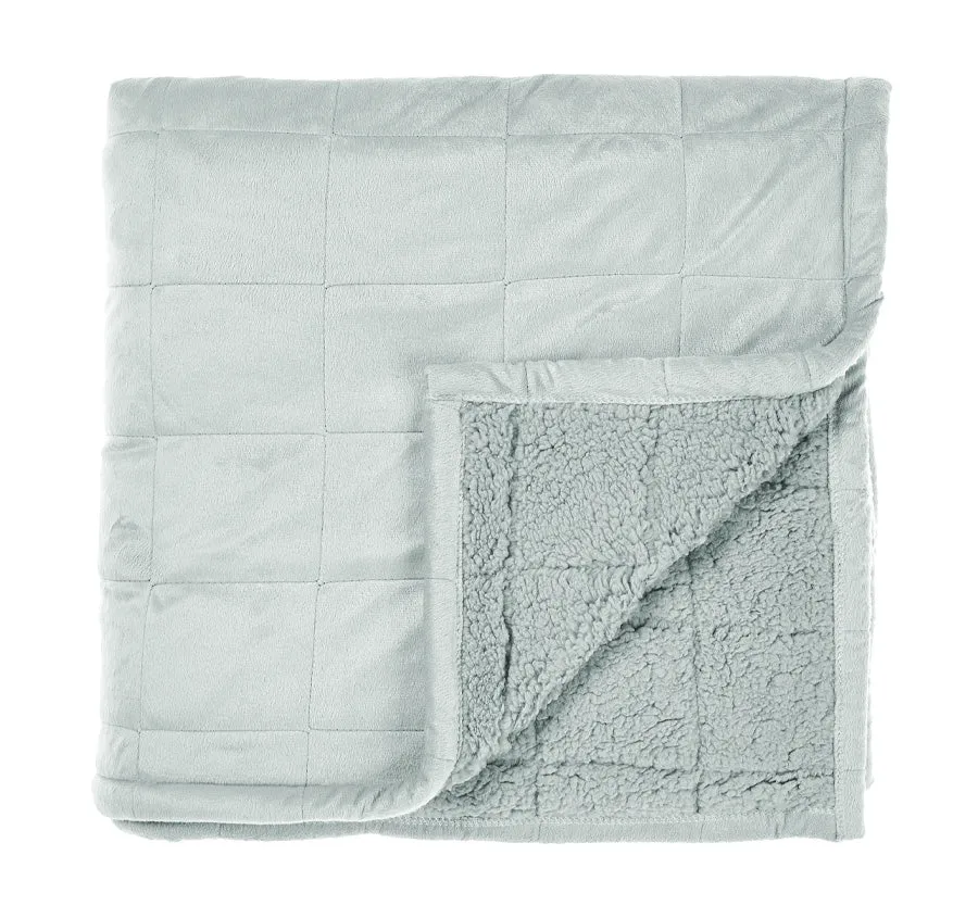 Bray 150x200cm Throw Rug Silver