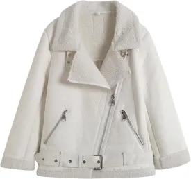 ChicCrate Women's Fleece Lined Winter Coat Sherpa Jacket Fashion Warm Clothes Casual Outerwear