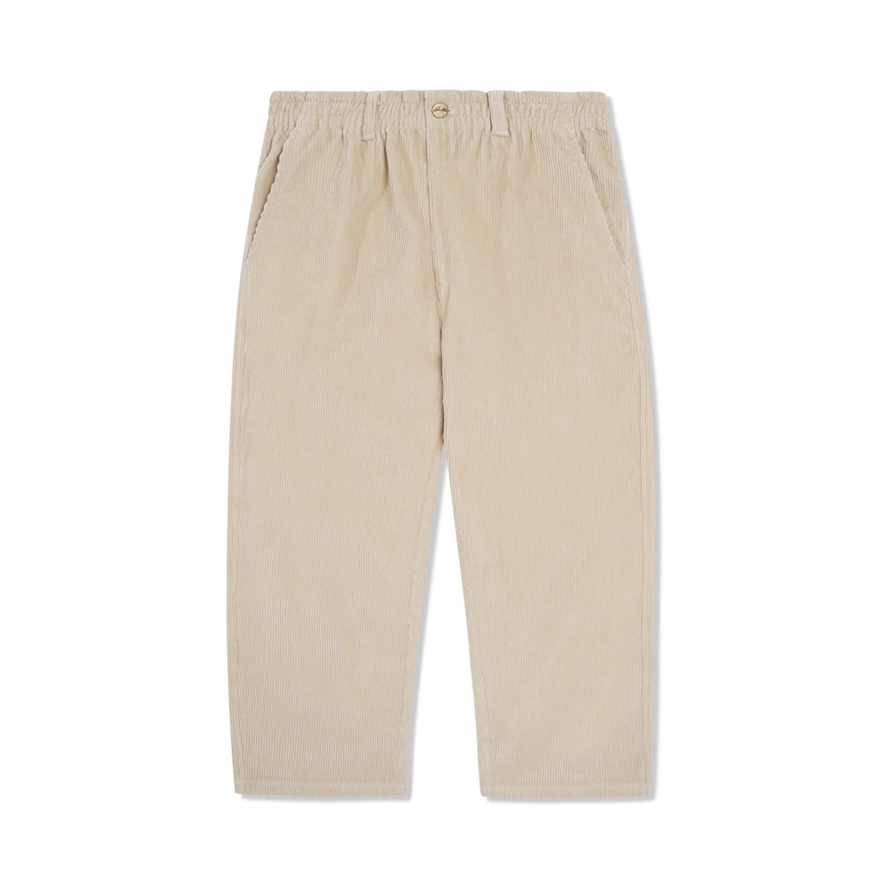 CORDUROY WIDE LEG PANTS BONE