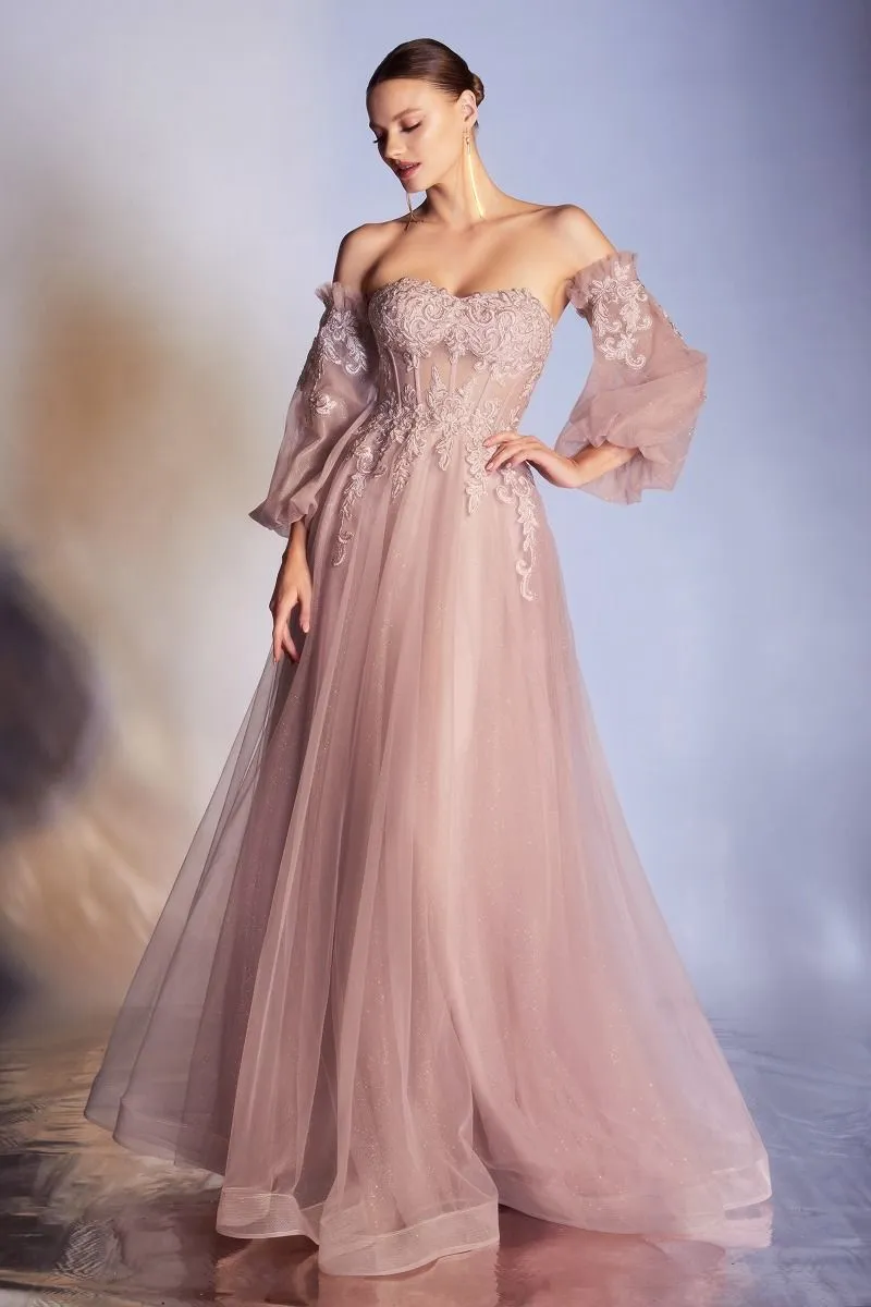 CORSET STRAPLESS BALL GOWN CDCD948