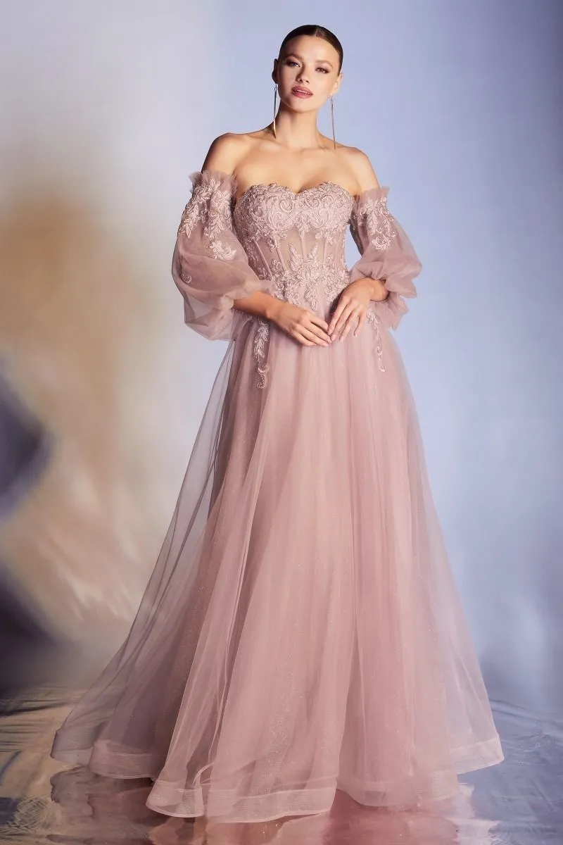 CORSET STRAPLESS BALL GOWN CDCD948