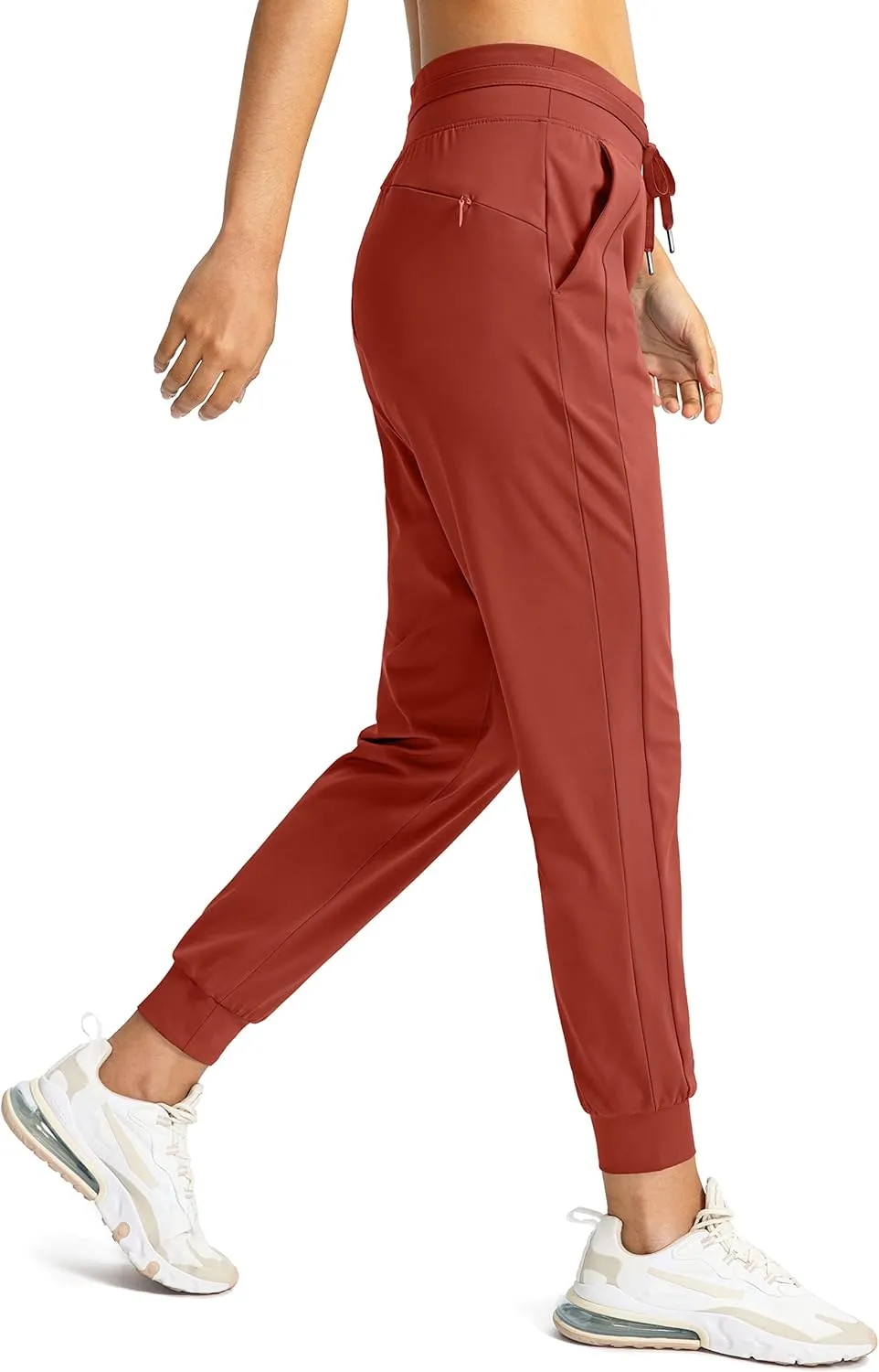 G Gradual Women's Joggers Pants with Zipper Pockets High Waisted Athletic Tapered Sweatpants for Women Workout Lounge