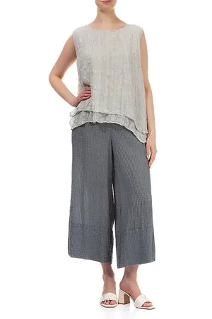 GRIZAS - LAYERED TEXTURED SILK BLOUSE