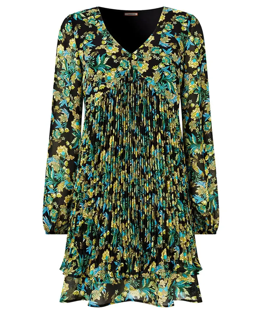 Joe Browns 12 Black Beautifully Pleated Tunic