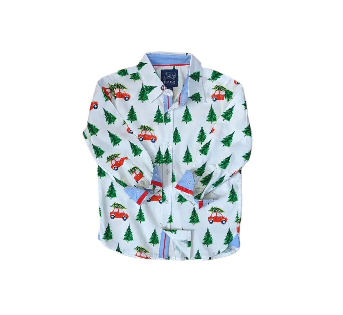 Long Sleeve Shirt, Bringing Home the Tree