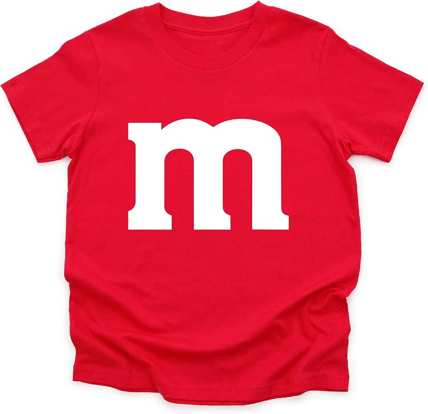 M Letter Funny Halloween Team Costume Design Gift Youth T-Shirt