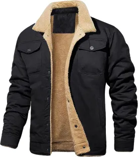Men's Cargo Jackets Outwear Casual Cotton Lightweight Bomber Coat Stand Collar Combat Jacket Windbreaker