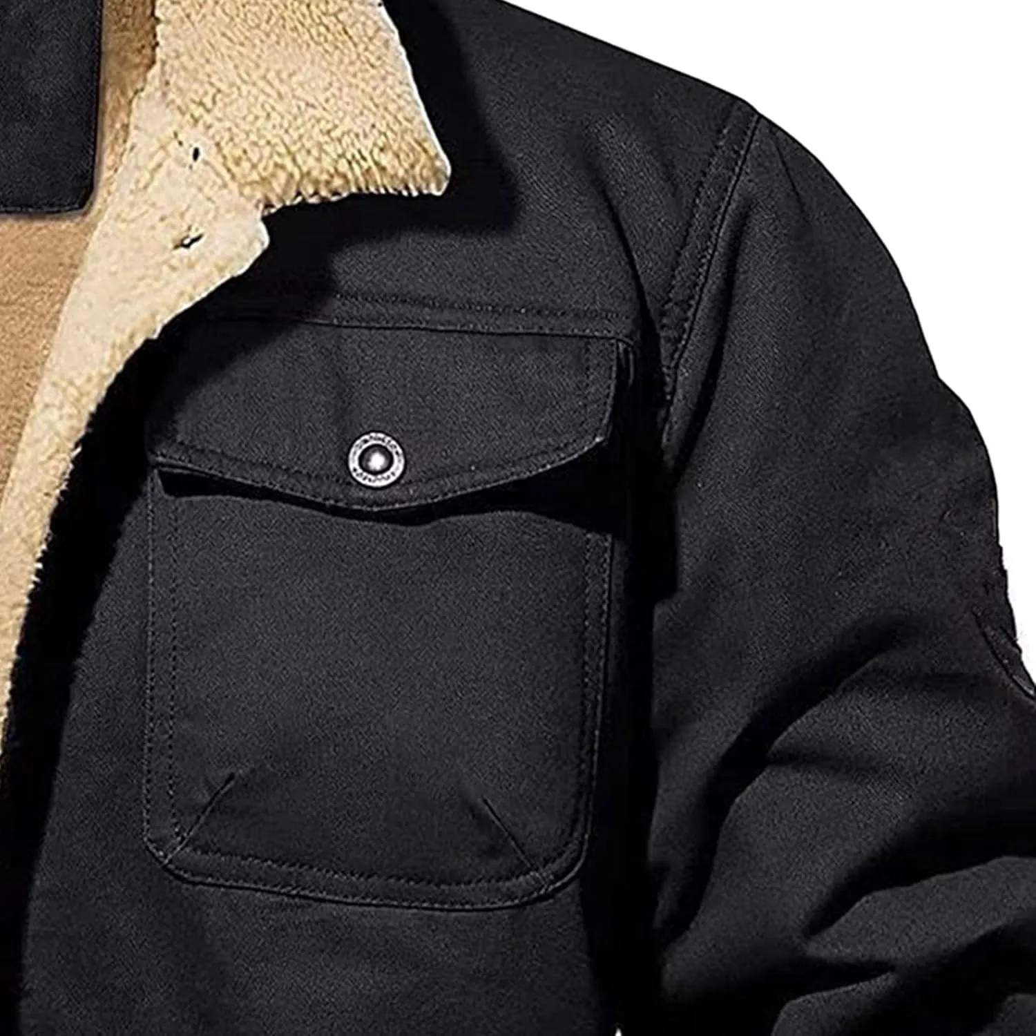 Men's Cargo Jackets Outwear Casual Cotton Lightweight Bomber Coat Stand Collar Combat Jacket Windbreaker