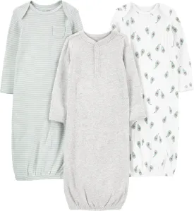 Simple Joys by Carter's Baby 3-Pack Neutral Cotton Sleeper Gown
