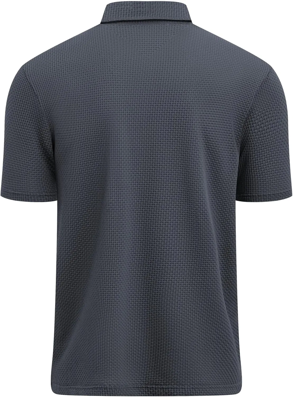 ZITY Mens Polo Shirts Short Sleeve Athletic Golf Polos Moisture Wicking Casual Polo Shirts for Men Jacquard Collared T Shirts